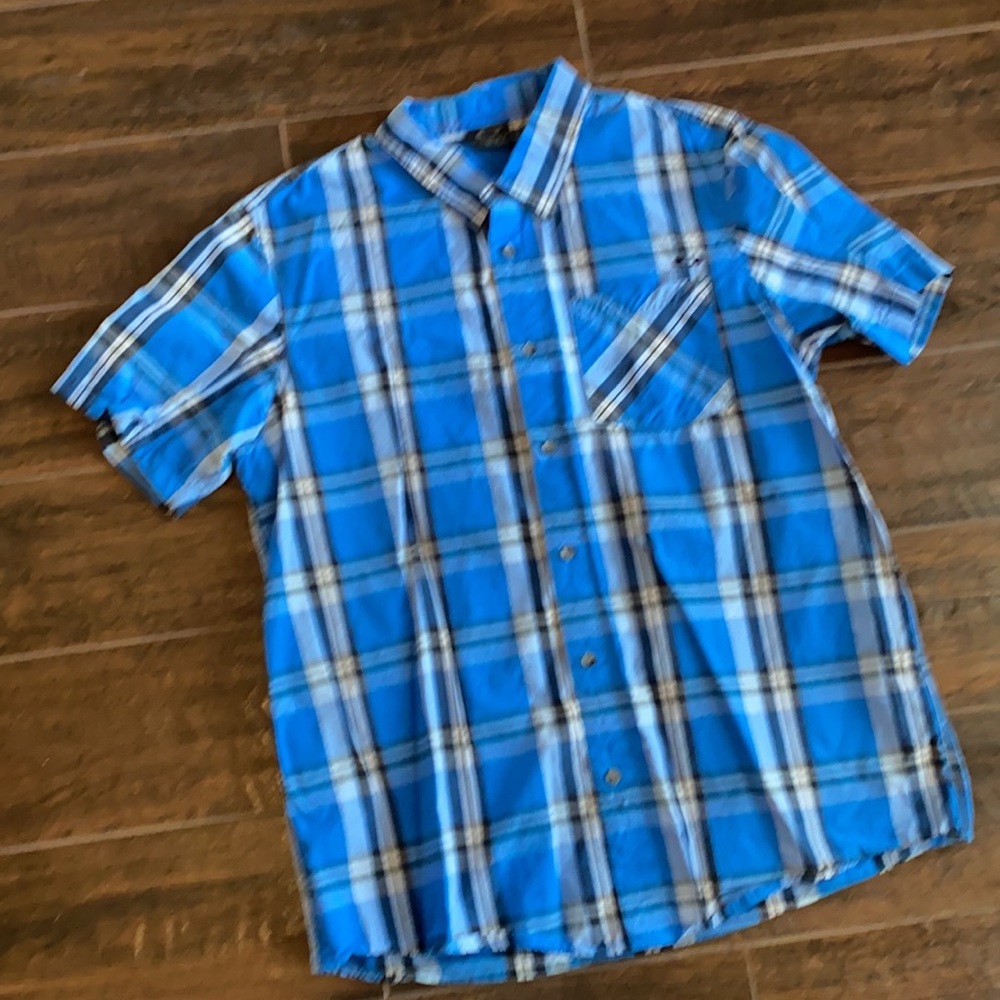 Oakley short sleeve button down men’s shirt